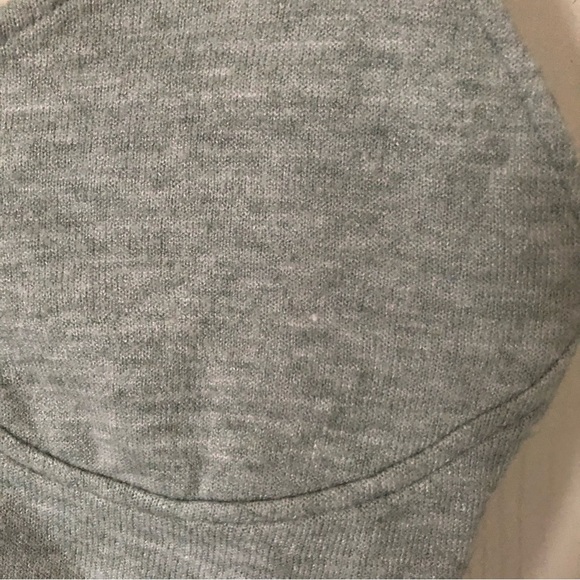 Zara Grey Knit Crop top/bra top - Picture 6 of 7